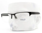 Ralph Lauren Polo Half Rim Eyeglasses PH1164 9038 Matte Black 56MM Wcase New. Price: $115.00.