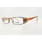 Vogue Eyewear 3577 275 50-18-135 Brown Orange Rectangle Eyeglasses Frames Pre-owned. Price: $39.99.