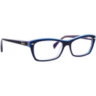 Ray-ban Eyeglasses Rb 5255 5776 Dark Blue On Violet Butterfly Frame 53 16 135 Pre-owned. Price: $79.99.
