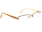 Valentino Eyeglasses 5593 0NJY Copper/tortoise Half Rim Frame Italy 50 16 130 Pre-owned. Price: $34.99.