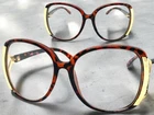 Oversize Exaggerated Vintage Retro Clear Lens Eye Glasses Huge Xl Tortoise Frame New. Price: $19.94.