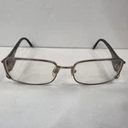 Versace 1142-B 1045 Gold Brown Rectangle Eyeglasses Frames 53-16 135 Check Condi Pre-owned. Price: $39.99.