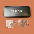 Versace VE1281 1469 56MM Pale Gold Pink Eyeglasses Used Frames MO1281 Pre-owned. Price: $19.47.