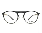 Rey Eyeglasses Frames JF2729 0055 Matte Black Gold Round Full Rim 48-21-148 New. Price: $299.99.
