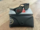 New Ray-ban RB2191 Inverness 901/31 Polished Black Frame With Green Lens. Price: $70.00.