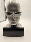 New SL737 Mica Thin 004 Saint Laurent Sunglasses Women Beige Square Eyewear. Price: $220.00.