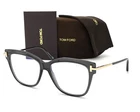 Tom Ford FT5704 020 Transparent Gray / Blue Block 54MM Eyeglasses New. Price: $127.95.