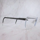 Lindberg Spirit Titanium Rimless Eyeglasses Gray T614-140 Col EE10 Denmark Mens Pre-owned. Price: $102.39.