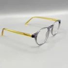 Zenni Optical 127412 Eyeglasses Frame Gray Amber 46-20-138 Used Pre-owned. Price: $14.98.