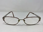 Sophia Loren M186 168 55-16-135 Shiny Brown Silver Full Rim Eyeglasses Frame Z07 Pre-owned. Price: $44.00.