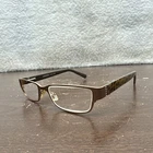 Kardashian Kollection Eyeglasses Kdo 10 Metal Rectangle 51 17-135 Frames Only Pre-owned. Price: $10.22.