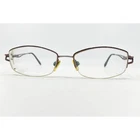 Genesis Eyeglasses Women Topaz Brown G5003 Half Rim Oval 53-17-135 Pre-owned. Price: $31.99.