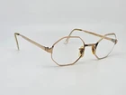 Liberty 1/30 10K.T. R.g.p. Gold Plated Octagonal Eyeglasses Frame Usa 43-16-146 Pre-owned. Price: $30.99.