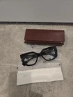 New Gucci GG1847O 001 Black Acetate Geometric Cat Eyeglasses Frame 53-18-140. Price: $189.99.