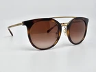 Michael Kors MK2056 Lla 327013 Tortoise Gold Frame Brown Lens Aviator Sunglasses Pre-owned. Price: $55.99.