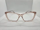 Jimmy Choo JC297 Fw Pink Crystal Gold Cat Eye 50-18-145 Made Italy New. Price: $100.00.