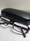 Perry Ellis PE244-1 Eyeglasses Frames Tortoise Rectangular Full Rim 53-16-135 Pre-owned. Price: $29.00.