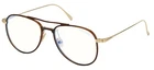 Tom Ford Ft 5666-B Blue Block Shiny Dark Brown (048) Eyeglasses New. Price: $249.00.