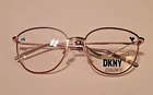 New Dkny Women Eyeglass Frames DK1027 310 Demo Lenses 53.17.135 Gold Tone Metal. Price: $49.99.