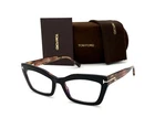 Tom Ford FT5766 005 Black Havana / Blue Block 54MM Eyeglasses TF5766 New. Price: $157.45.