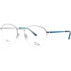 Jaguar Men's Eyeglasses Silver Metal Half Rim Round Shape Frame JG33622 1000 New. Price: $56.35.