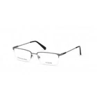 Guess GU50005 008 Gray Metal Half Rim Optical Eyeglasses Frame 56-18-145 New. Price: $91.60.