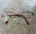 Lulu Guinness Eyeglasses Frames L777 Burgundy Red Cat 52-17-135 Pre-owned. Price: $14.99.