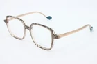 New Face Norma Col 4321 Striped Black Authentic Frames Eyeglasses 53-16. Price: $183.75.