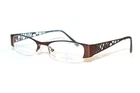 Brand New Baby Phat Bp 245 Bwn Brown Semi Rimless Eyeglasses Rx Frames 48-18-140. Price: $22.38.