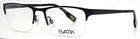 Evatik 9164 940 Black Mens Rectangle Half Rim Eyeglasses 55-20-140 B:37 New. Price: $69.99.
