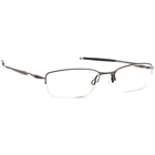 Oakley Eyeglasses 22-149 Transistor Brushed Chrome Half Rim Metal 51 18 135 Pre-owned. Price: $199.99.