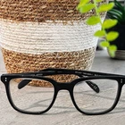 Vintage Oliver Peoples NDG-1 Black Square Optical Frames 50-19-144 Made Japan Pre-owned. Price: $249.00.