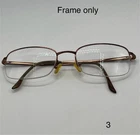 Saki MOD304 Metal Eyeglass Frames Bronze/brown Rectangle 52-19-140 Japan Pre-owned. Price: $25.00.