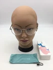 Firmoo YSL1230 Eyeglasses Optical Frame 50-20-138 Silver New. Price: $14.99.
