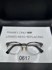 Ray Ban Rb 6317 2862 Eyeglasses Frames Only 49-20-140 Brown/silver Half Rim Pre-owned. Price: $22.99.