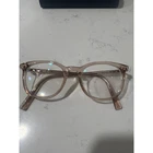 Warby Parker Durand 668 Eyeglasses Translucent Tan Round Frames With Case Pre-owned. Price: $40.00.