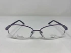 Joan Collins Eyeglasses Frame 9776 52-16-135 Lilac/purple Half Rim WS20 New. Price: $56.00.