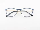 Scott Harris Eyeglasses, Frames Only, SH-744 C1 Blue/gold, 54-16-140, Korea Pre-owned. Price: $59.99.