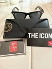 Ray Ban RB2132 901 58 Black Square Unisex Mm Sunglasses New. Price: $59.99.