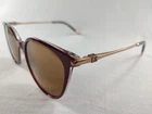 Escada VESD39K 0U78 Eyeglass *frames Only* Burgundy Gold Double Logo 52-18-140 Pre-owned. Price: $72.19.