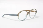 Maui Jim Mjo 2119-06E Blue Brown Round Eyeglasses Frames 55-18 135 Italy M261 Pre-owned. Price: $40.00.