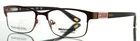 Skechers SE50028 047 Brown Womens Rectangle Full Rim Eyeglasses 52-17-135 B:31 New. Price: $39.99.