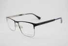 New John Varvatos VJVC009 Navy Blue Gunmetal Silver Authentic Eyeglasses 54-17. Price: $126.65.