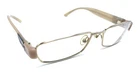 Christian Dior CD3683 Hwk Gold Peach Rectangle Eyeglasses Frames 53-16 140 Pre-owned. Price: $79.99.