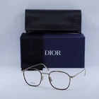Diorblacksuito S2U B500 Shiny Gold/havana 50MM Eyeglasses New Authentic. Price: $364.66.