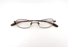 Nike Eyeglasses, Frames Only, 4011 210, 46-19-140, Brown, Metal Pre-owned. Price: $44.99.