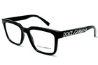 New Dolce & Gabbana Eyeglasses Dg 5101 501 52-18 145 Black Frames W/ White Logos. Price: $274.99.