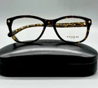Coach Hc 6095 / 5394 Unisex Eyeglasses 52-16-135MM -dark Tort Gold 100% Original New. Price: $77.16.