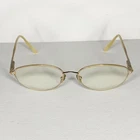 Laura Ashley Eyeglass Frames Only Miriam Semi-rimless Half Gold Topaz Pre-owned. Price: $65.00.