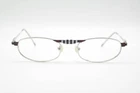 Tesi Art 317 50 19 140 Silver Black Oval Glasses Frame New. Price: $36.23.